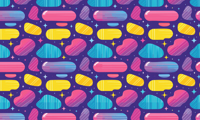 Dynamic Abstract Color Forms Pattern Vibrant Fluid Organic Shapes