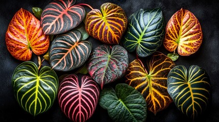 Lush Green Plant Leaves Texture