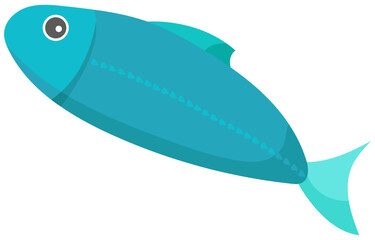 Fototapeta premium vector illustration of a fish