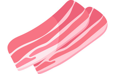 vector illustration of meat