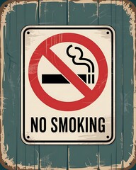 Obraz premium No smoking board