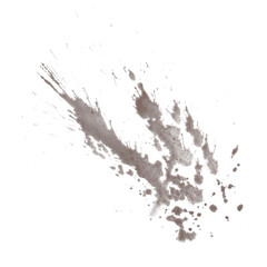 Dirty Mud Splatter &ndash;  PNG on Transparent Background