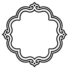 Elegant Black Outline Decorative Frames A Collection of 10 Unique Designs