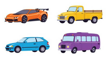 Collection of Various Vehicles