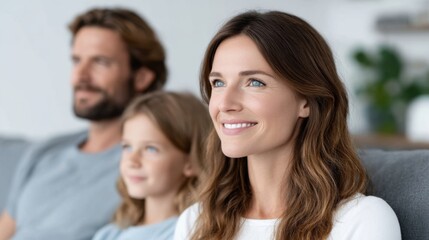 Obraz premium Family enjoying quality time together in a cozy living room