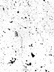 Abstract grunge black and white distressed texture overlay effect design element, noise background