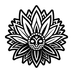 Obraz premium A glyph style icon of mayahuel