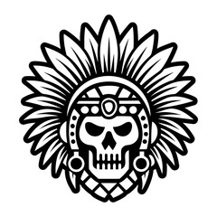 Feather headdress icon in solid style