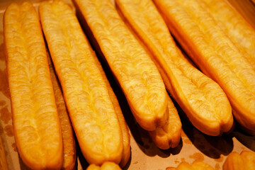several youtiao, Chinese deep-fried food
