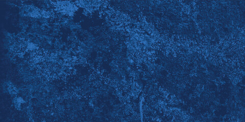 Deep blue canvas with subtle contrasts, distressed edges, and organic center shape

