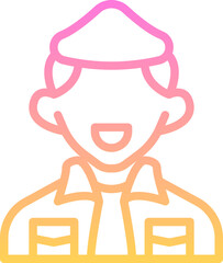 Man fashion model icon