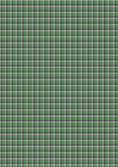 Seamless green plaid fabric pattern