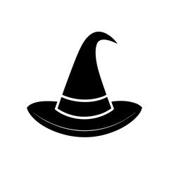 Vector illustration of a witch hat for Halloween