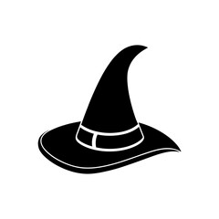 Vector illustration of a witch hat for Halloween