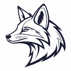 fox head vector