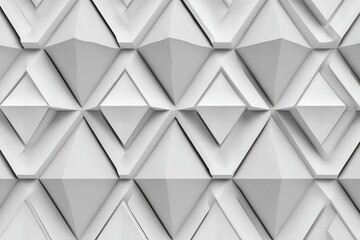 Obraz premium Geometric pattern of layered, triangular shapes.