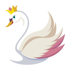 Obraz premium Princess swan