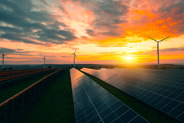 Green energy reduces pollution and keeps the environment clean and sustainable. Wind turbines and...