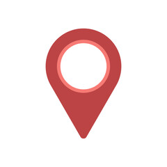 location icon, location symbol isolated on transparent background
