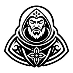 A solid style icon of italian monk