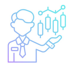 Obraz premium Stock Trading Icon