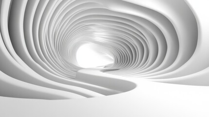 Obraz premium Abstract White Architectural Design.