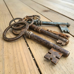 very old keys