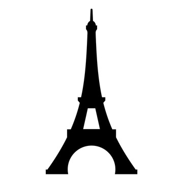 Eiffel tower icon. Vector image