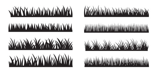 grass silhouettes collection
