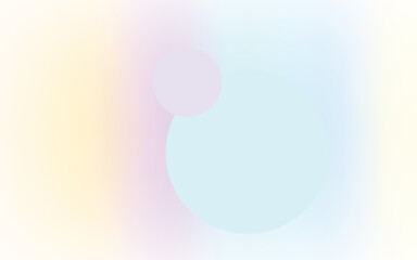 Soft abstract vector background with smooth gradient mesh and circular elements. Minimal and elegant composition suitable for UI design, presentations, skincare branding, or modern editorial layouts.