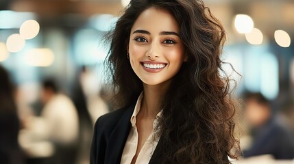 portrait of a young businesswoman