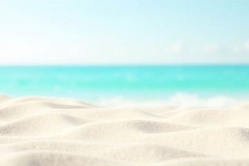 Soft Focus Beach Background: Ideal for Website Banners, Travel Ads, Presentation Slides, Meditation Apps, and Summer Product Mockups