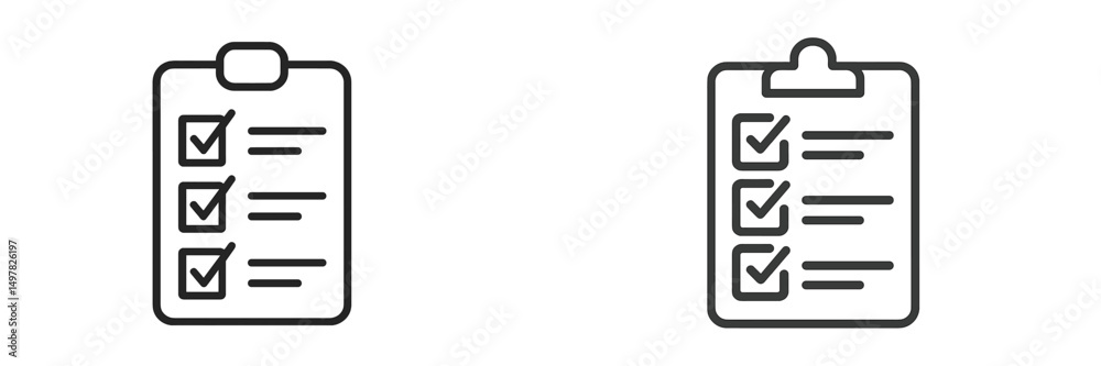 Poster Checklists displayed side by side for organizational purposes and productivity enhancement in any professional or academic setting