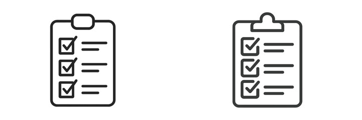 Checklists displayed side by side for organizational purposes and productivity enhancement in any professional or academic setting
