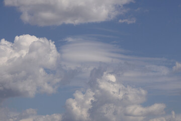 blue sky with clouds