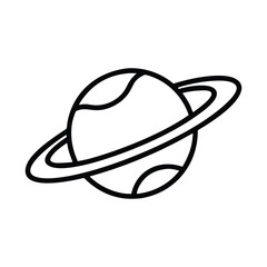 Planet (e.g., Saturn with rings)
