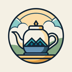 Fototapeta premium tea pot icon