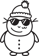 Bring holiday cheer to the beach with this creative Santa vector made for festive-themed digital markets.

