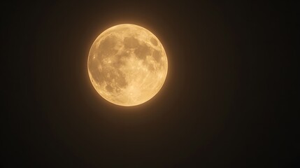 Fototapeta premium Full Moon Night Sky Celestial Body Space