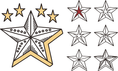 vector illustration of a star