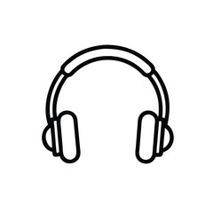 headphones isolated on white