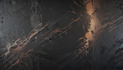 Abstract distressed pattern, heavily textured with color noise and dark, rough tones ,  chromatic,  grainy