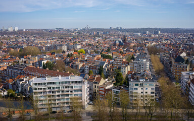 Brussels, Belgium - Urban landscape, aerial