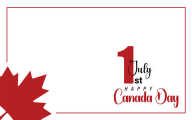 Canada Day, Maple leaf icon, Canada Day Events, 1st July Traditions, Happy canada day poster design.