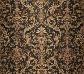 Intricate damask pattern, elegant swirls & scrolls  ,  art,  decorative
