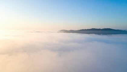 Serene Atmospheric Scene with Depth and Softness in Perspective