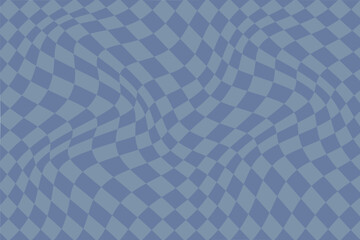 simple abstract light deep sky blue color square wavy distort pattern