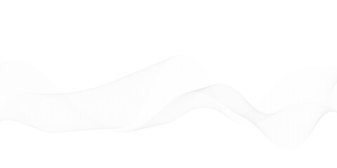 Wavy business curve lines on transparent background. Abstract ocean wave line background. Wave swirl, frequency sound wave, twisted curve lines with blend effect. Vector illustration.	