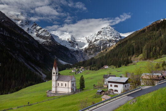 Visitation of Mary (Trafoi), a church built in 1903 at the foot of the Ortler, belonging to Stilfs in South Tyrol