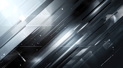 Abstract Dark Tech Background